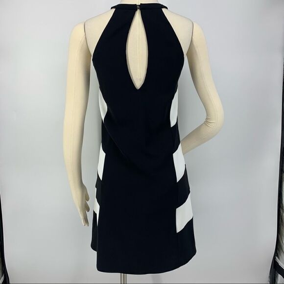 Parker New Parkdale Sleeveless Halter Keyhole Shift Cocktail Dress [XS] - Picture 5 of 13